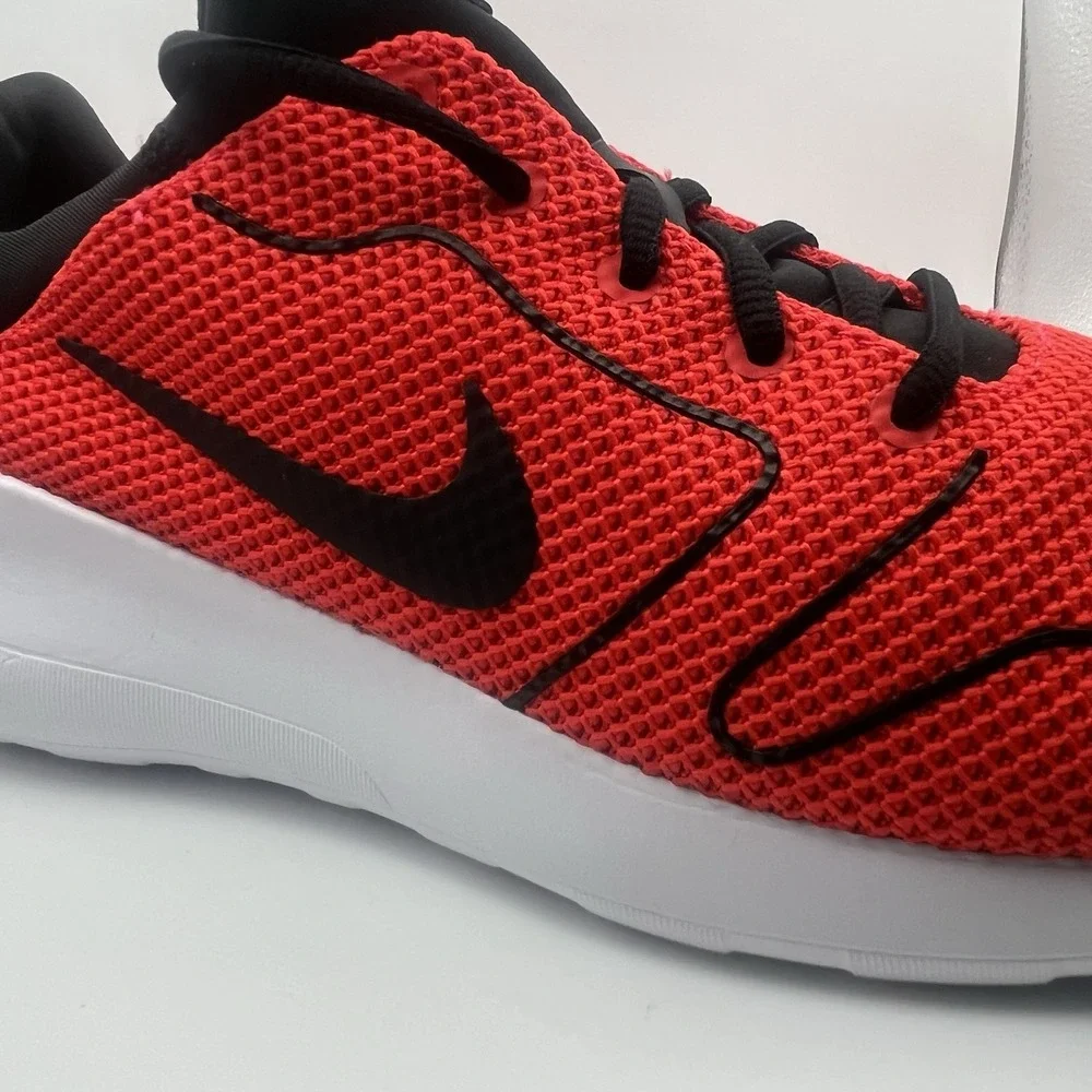 Nike Running Shoes Men 11.5 Red Black Mesh Lightweight Athletic Sneakers (NEW)